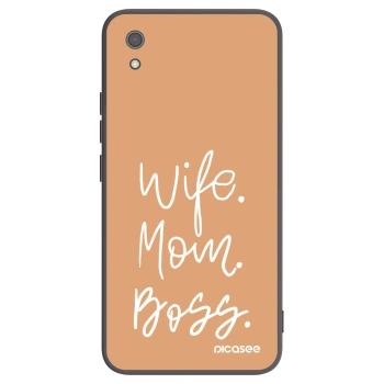 Picasee husă neagră din silicon pentru Xiaomi Redmi 7A - Boss Mama