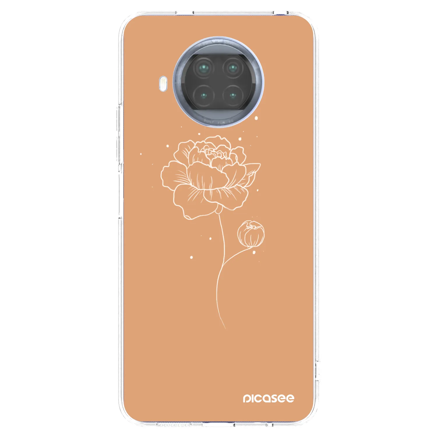 Picasee husă transparentă din silicon pentru Xiaomi Mi 10T Lite - Peonies