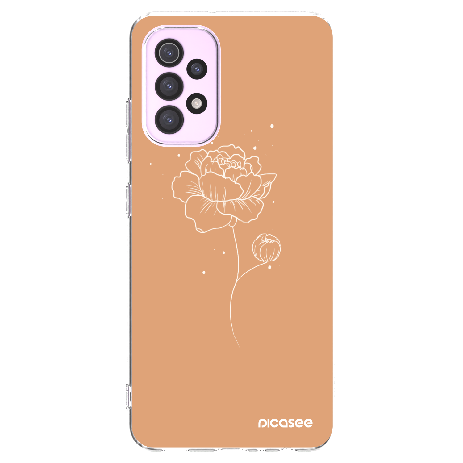 Picasee husă transparentă din silicon pentru Samsung Galaxy A32 5G A326B - Peonies