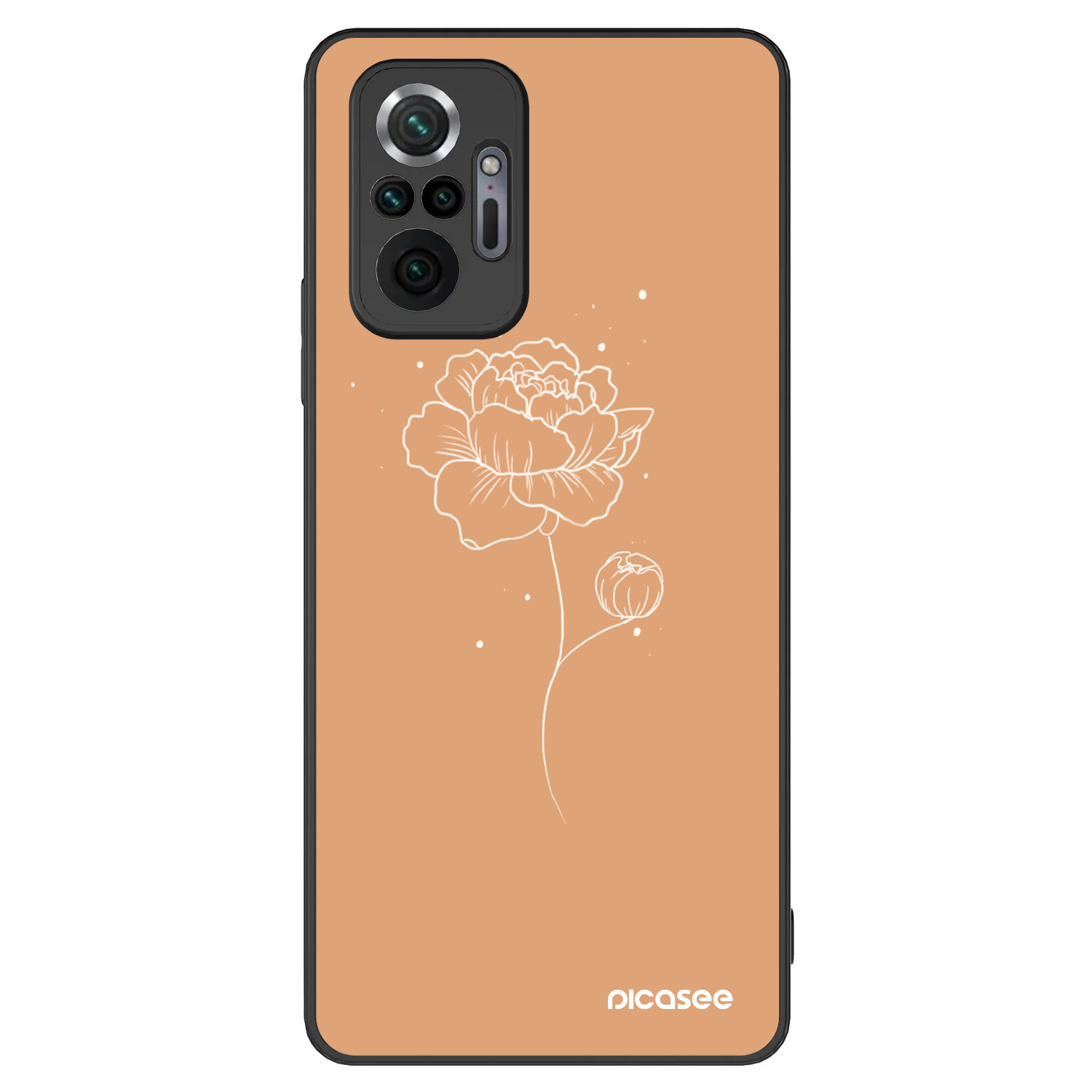 Picasee ULTIMATE CASE pentru Xiaomi Redmi Note 10 Pro - Peonies