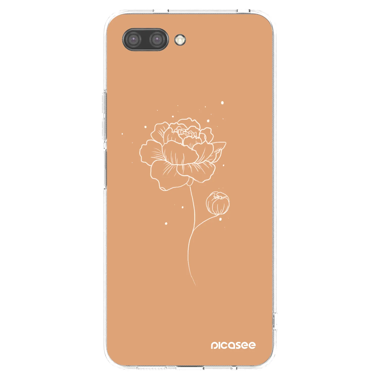 Picasee husă transparentă din silicon pentru Honor 10 - Peonies