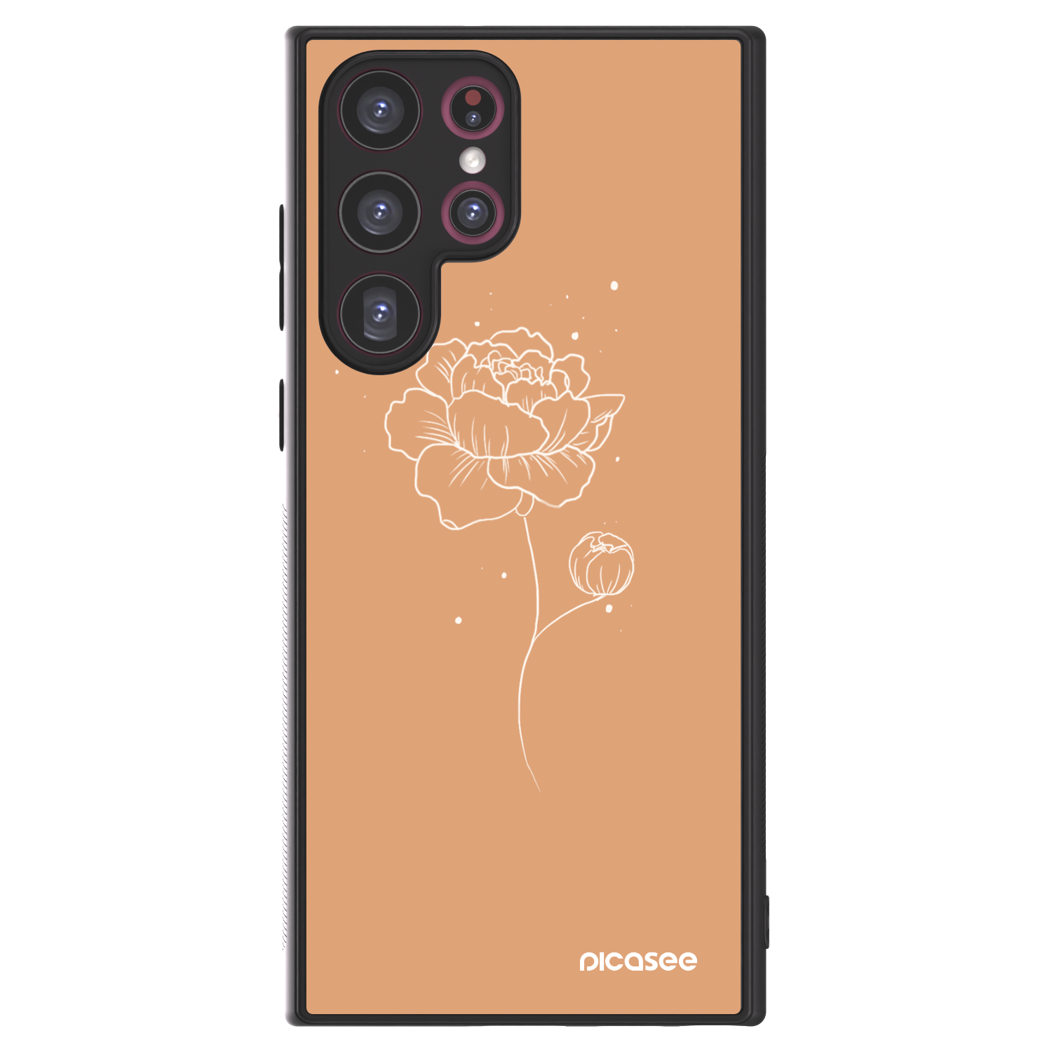 Picasee ULTIMATE CASE pentru Samsung Galaxy S22 Ultra 5G - Peonies