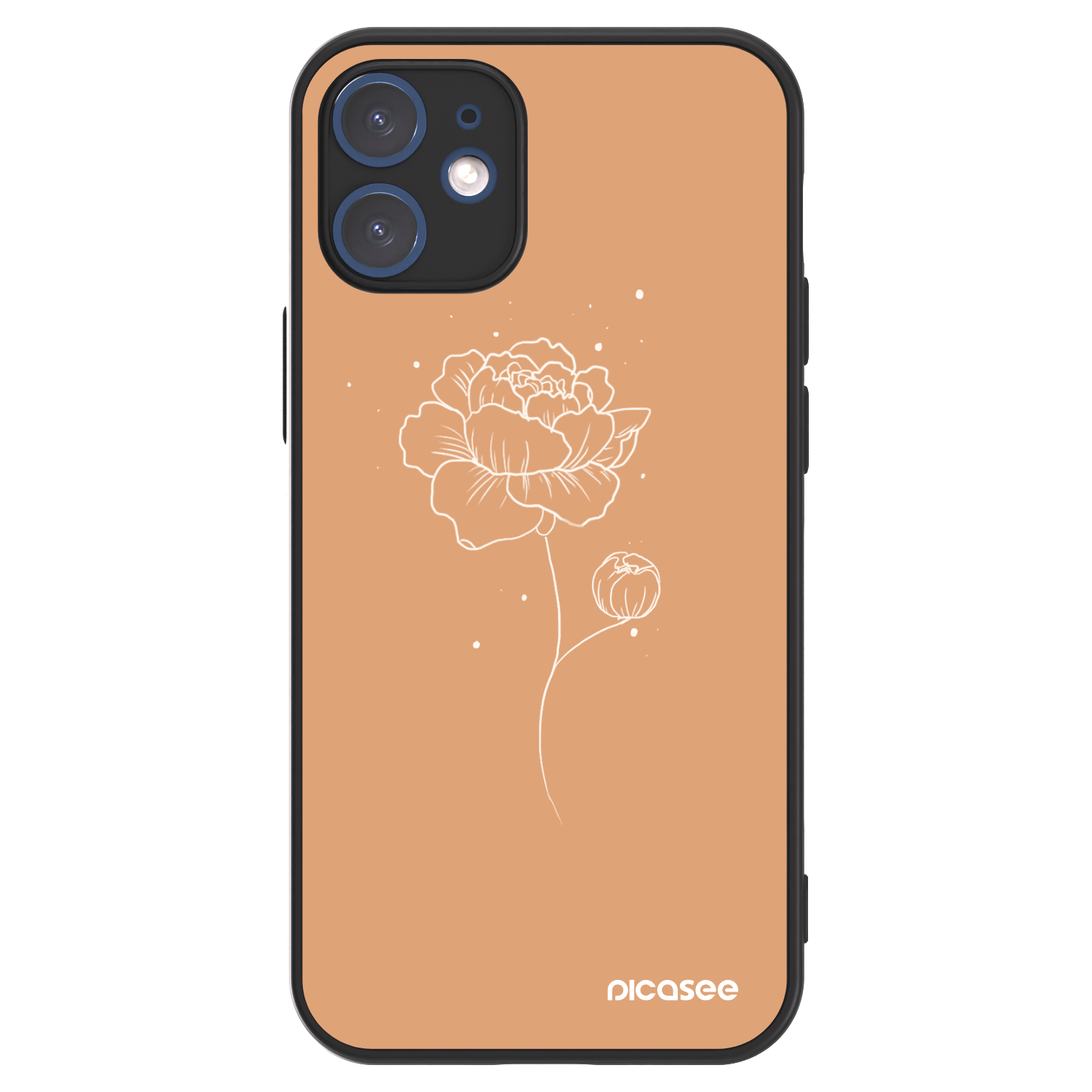 Picasee ULTIMATE CASE MagSafe pentru Apple iPhone 12 mini - Peonies