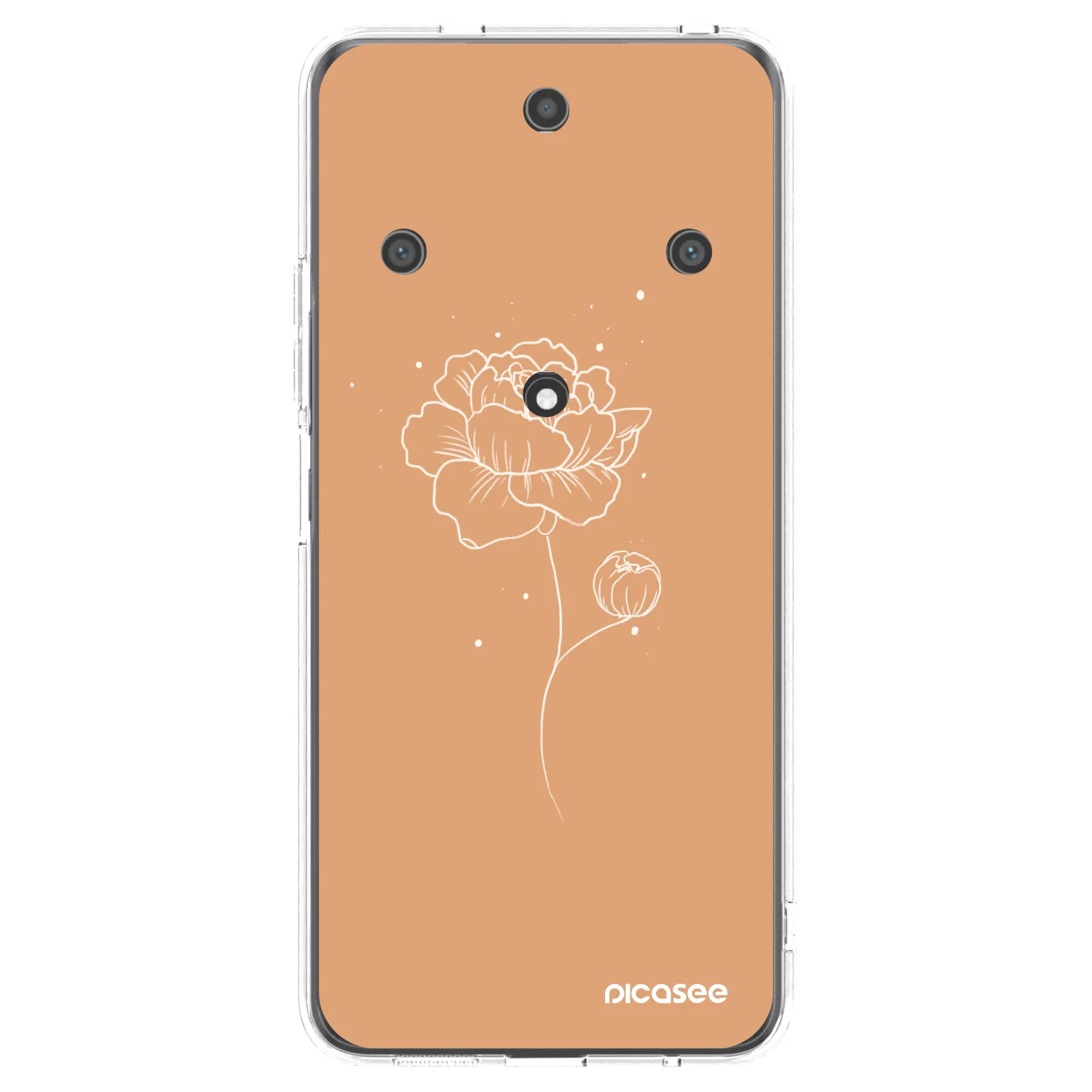 Picasee husă transparentă din silicon pentru Honor Magic5 Lite 5G - Peonies