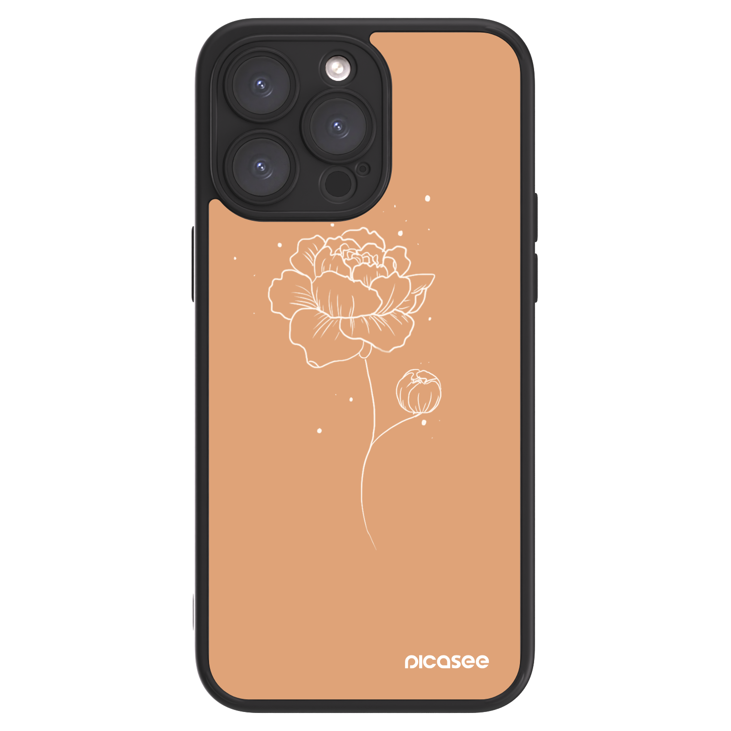 Picasee ULTIMATE CASE pentru Apple iPhone 15 Pro Max - Peonies