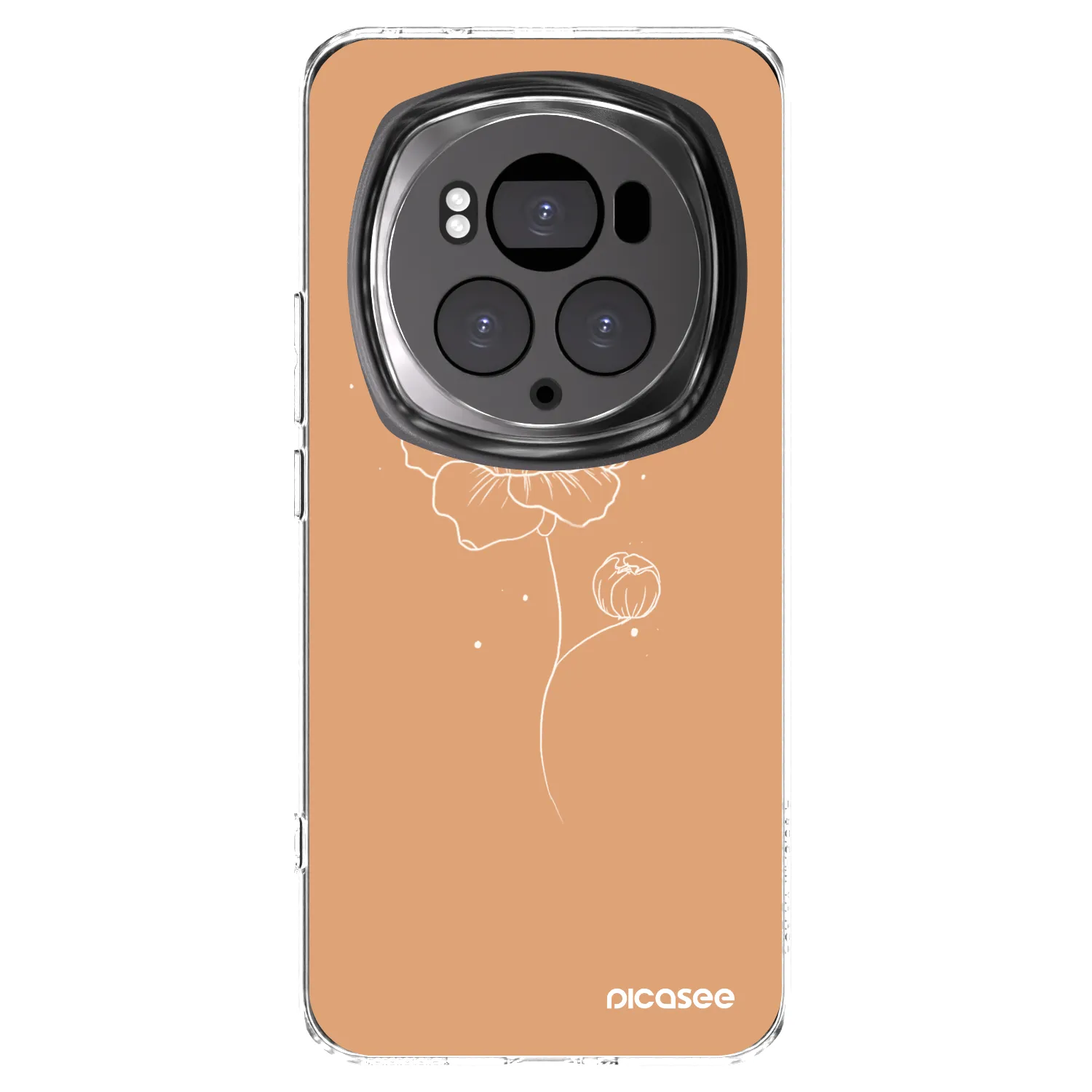 Picasee husă transparentă din silicon pentru Honor Magic6 Pro - Peonies