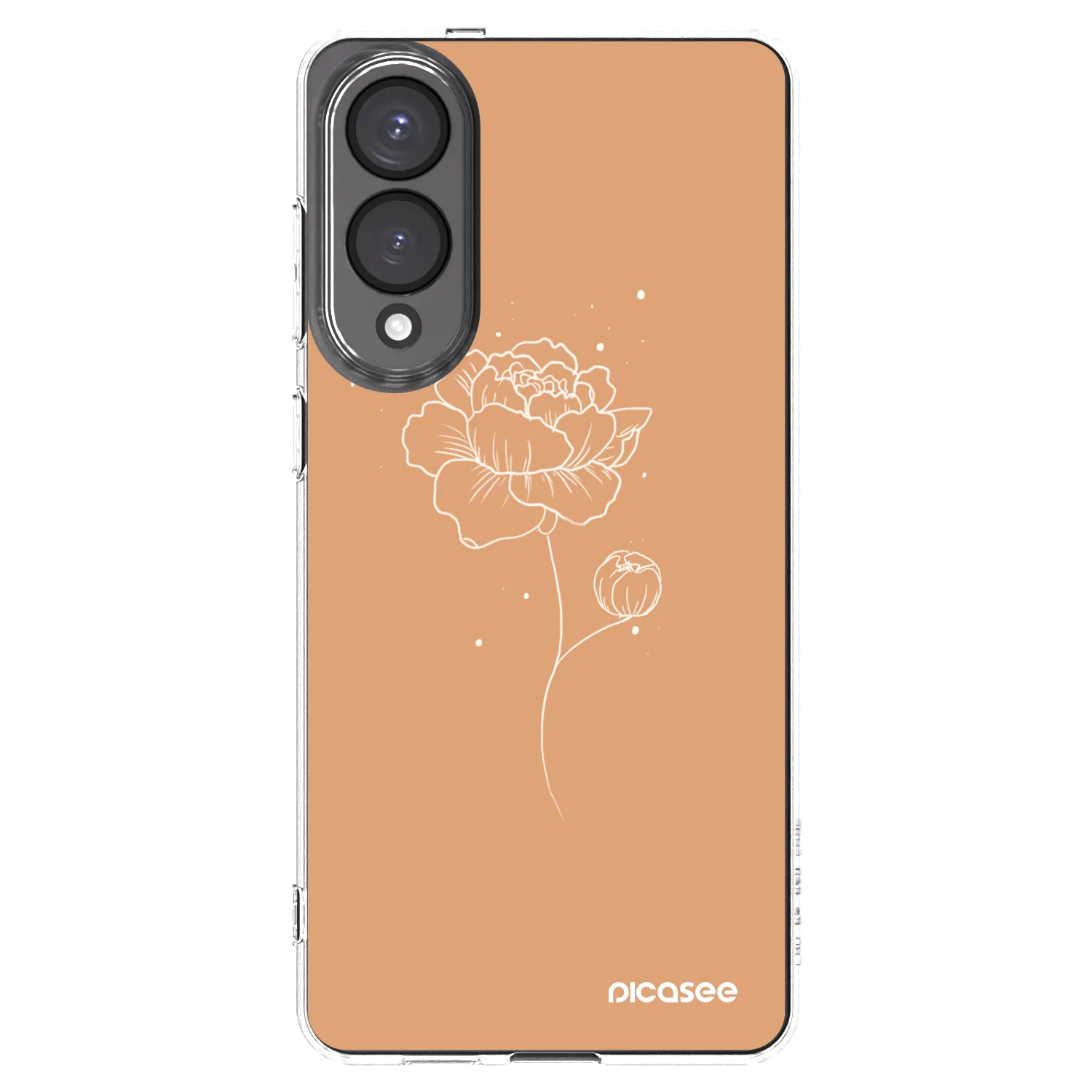Picasee husă transparentă din silicon pentru Samsung Galaxy S25 Edge 5G - Peonies