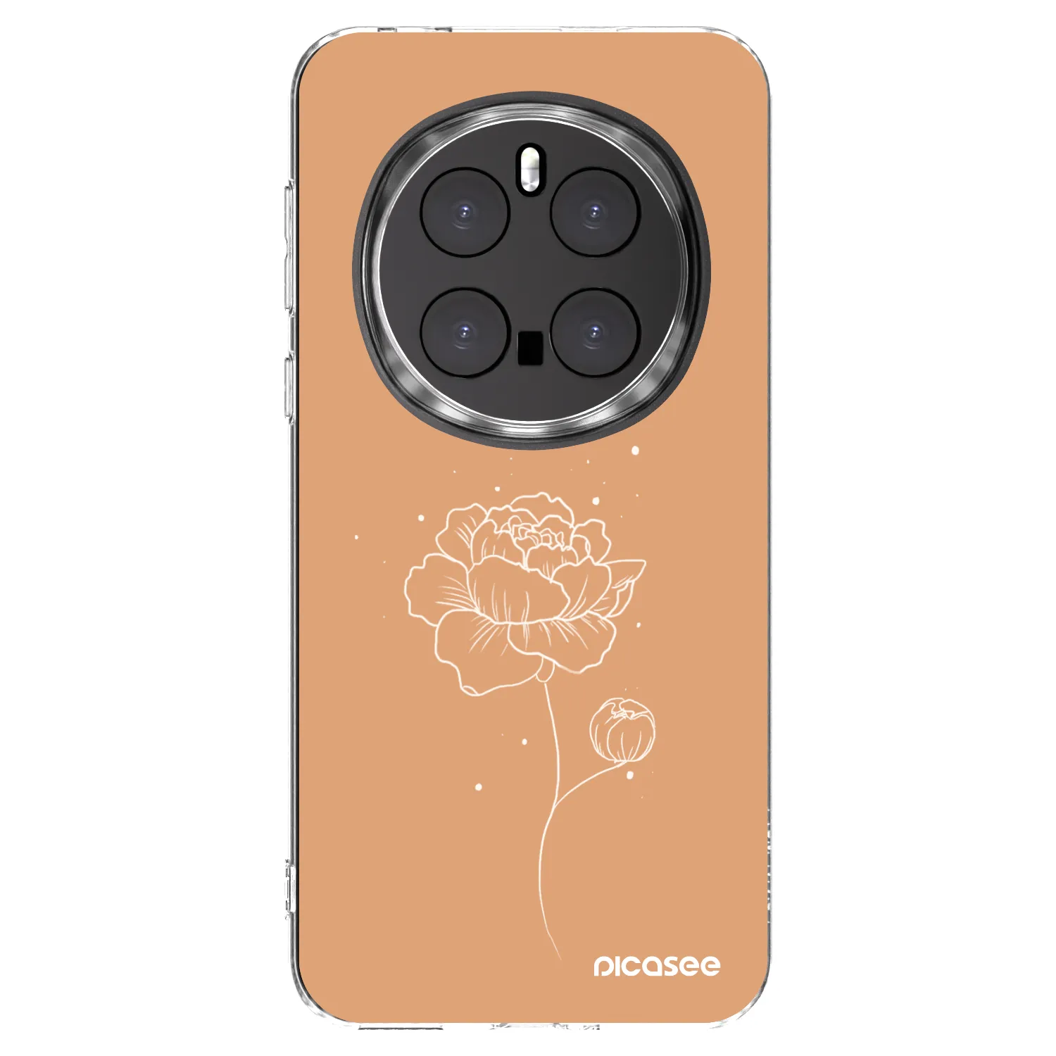 Picasee husă transparentă din silicon pentru Honor Magic7 Pro 5G - Peonies