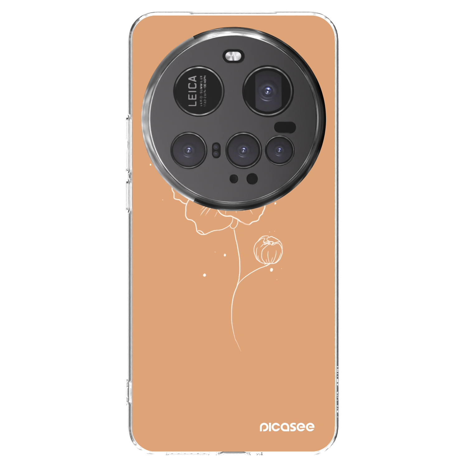 Picasee husă transparentă din silicon pentru Xiaomi 15 Ultra - Peonies