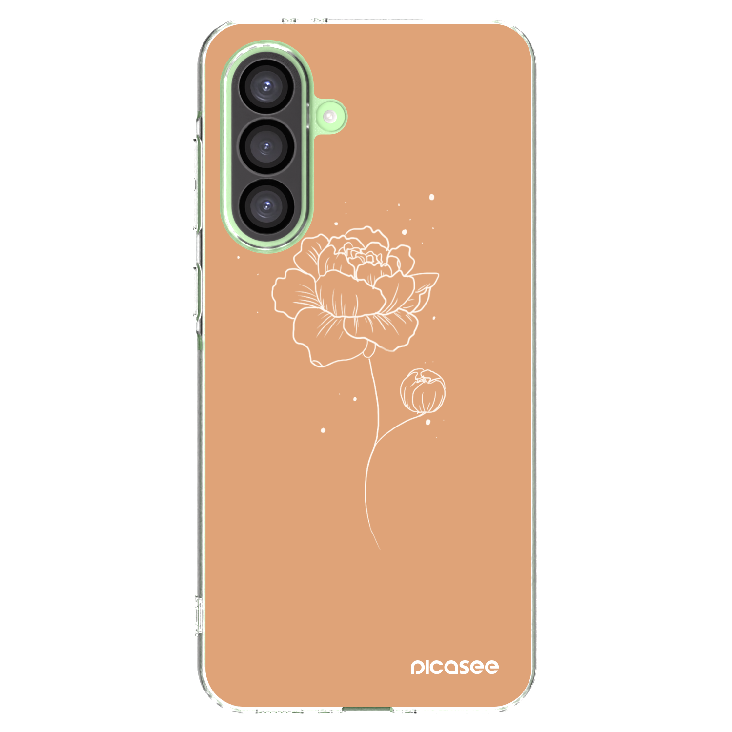Picasee husă transparentă din silicon pentru Samsung Galaxy A26 5G A266B - Peonies
