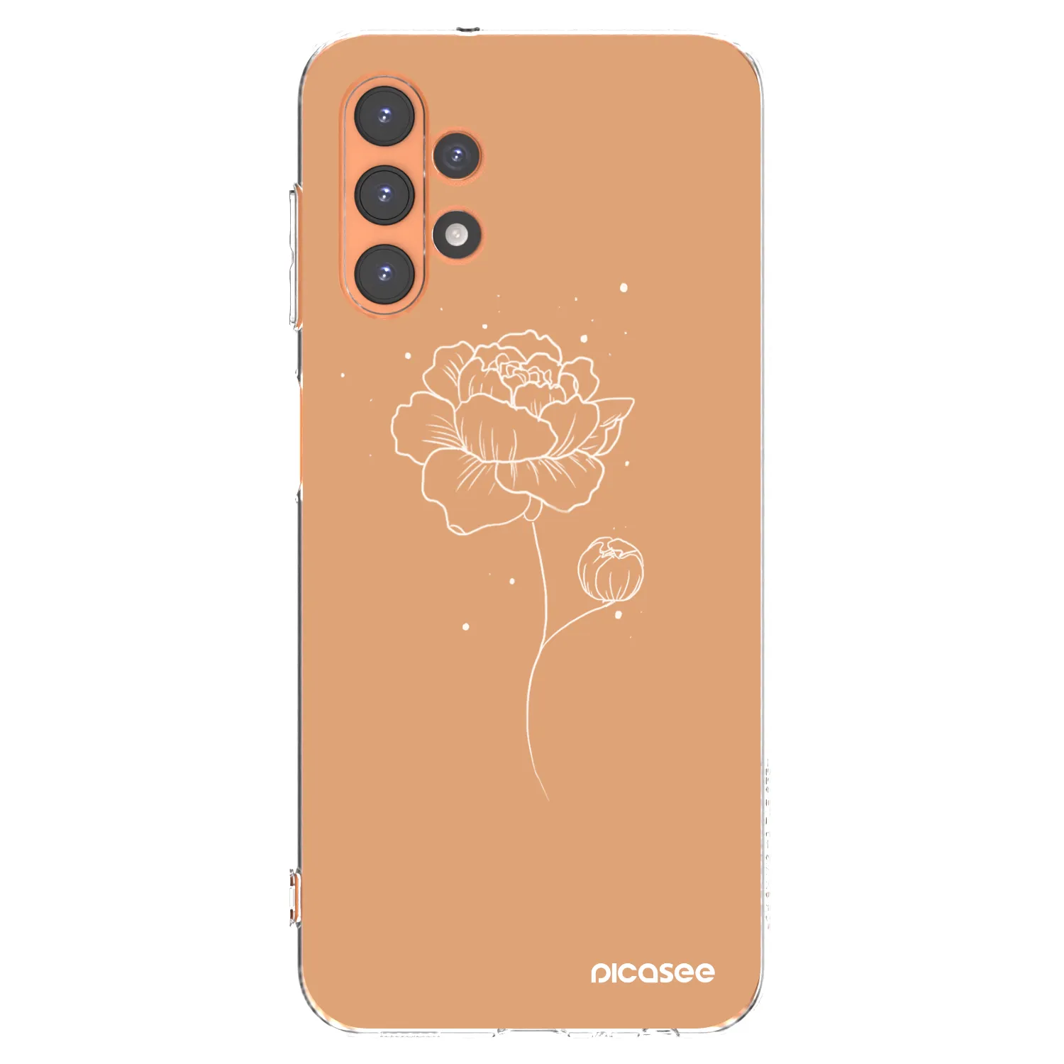 Picasee husă transparentă din silicon pentru Samsung Galaxy A13 5G - Peonies