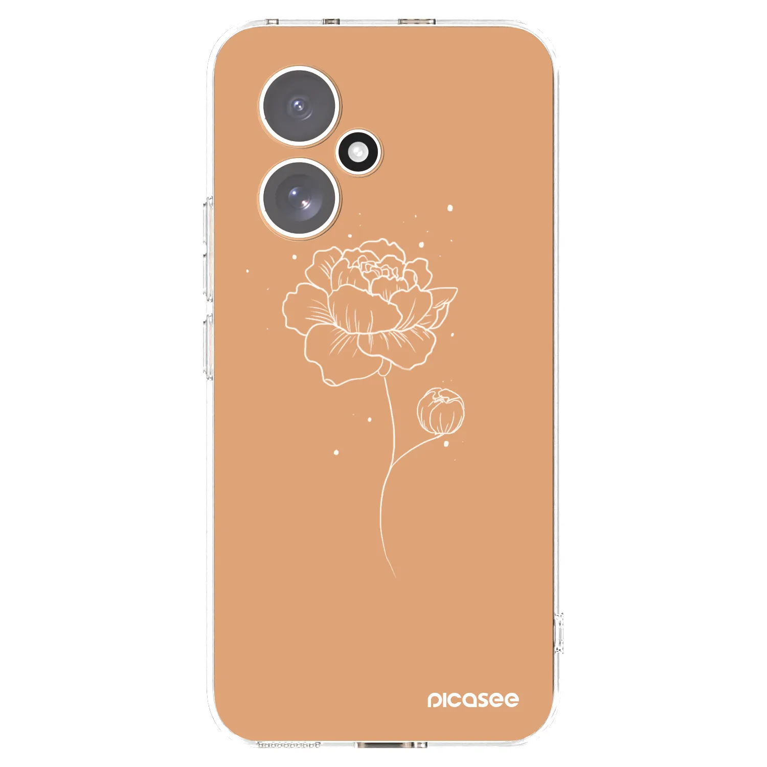 Picasee husă transparentă din silicon pentru Honor 400 5G - Peonies