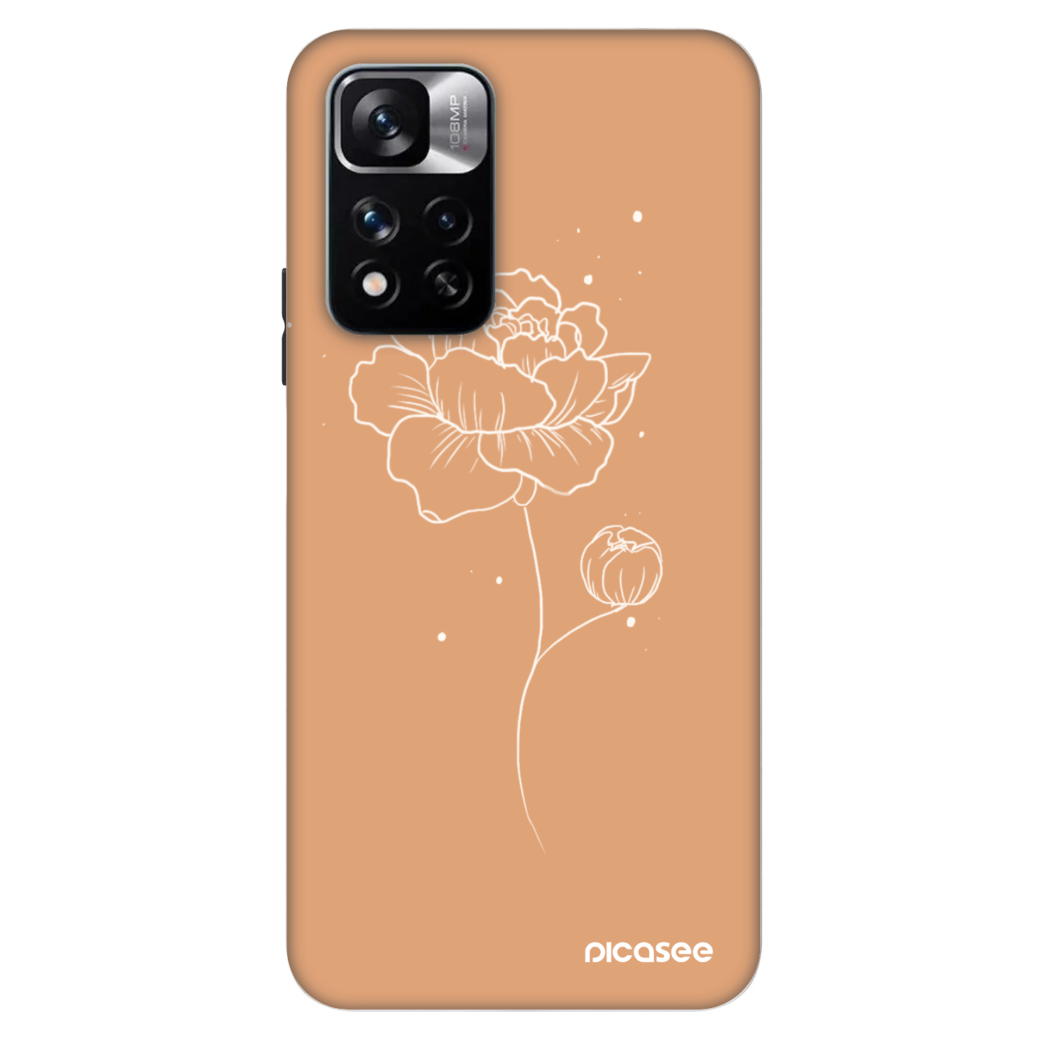 Picasee Fashion Case pentru Xiaomi Redmi Note 11 Pro 5G - Peonies