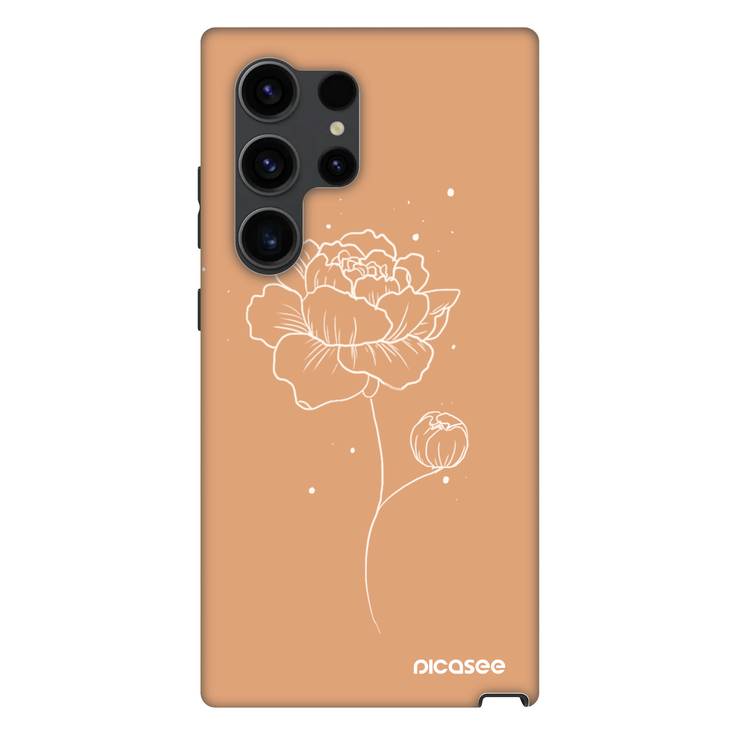 Picasee Fashion Case PowerShare pro Samsung Galaxy S24 Ultra S928B 5G - Peonies
