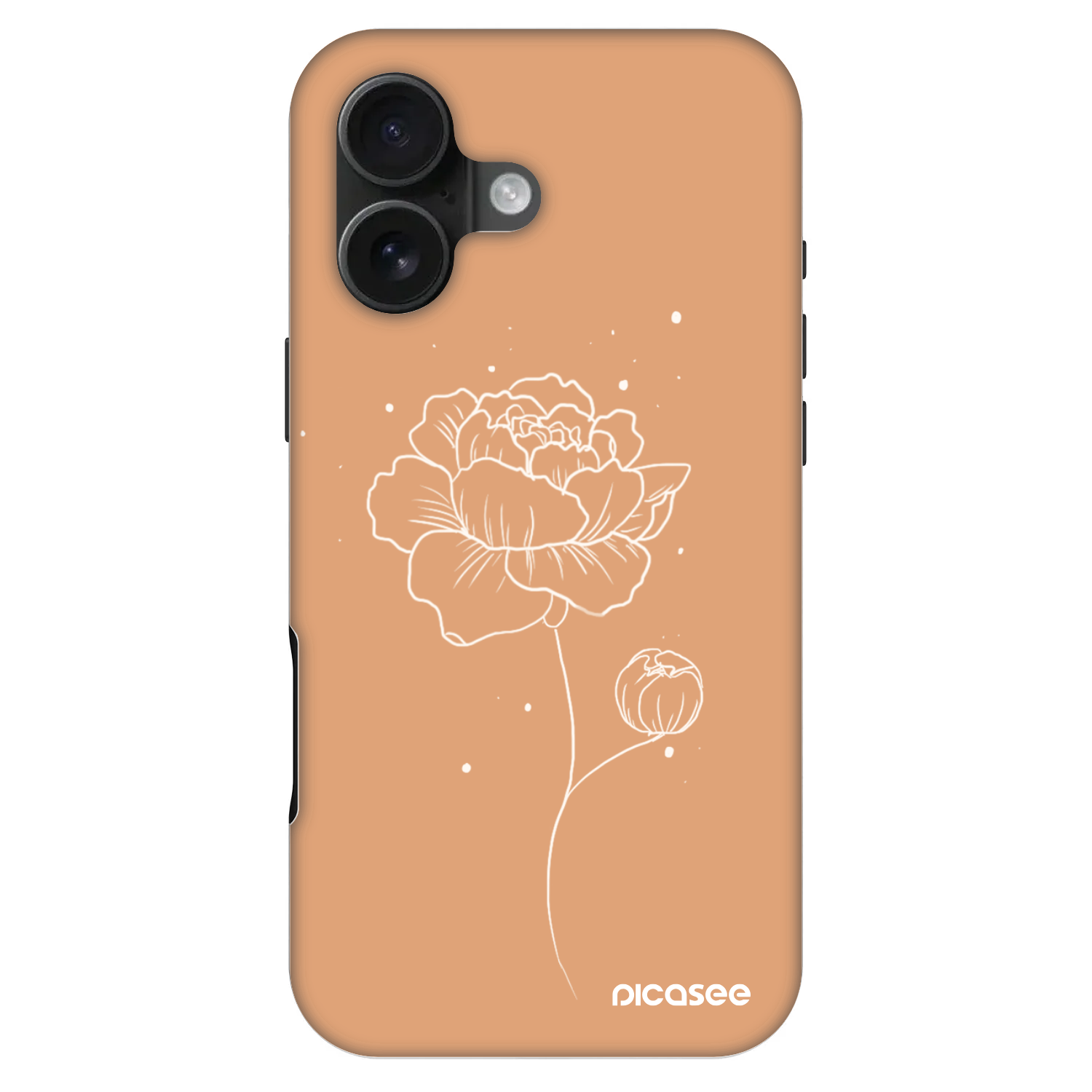 Picasee Fashion Case MagSafe pentru Apple iPhone 16 - Peonies