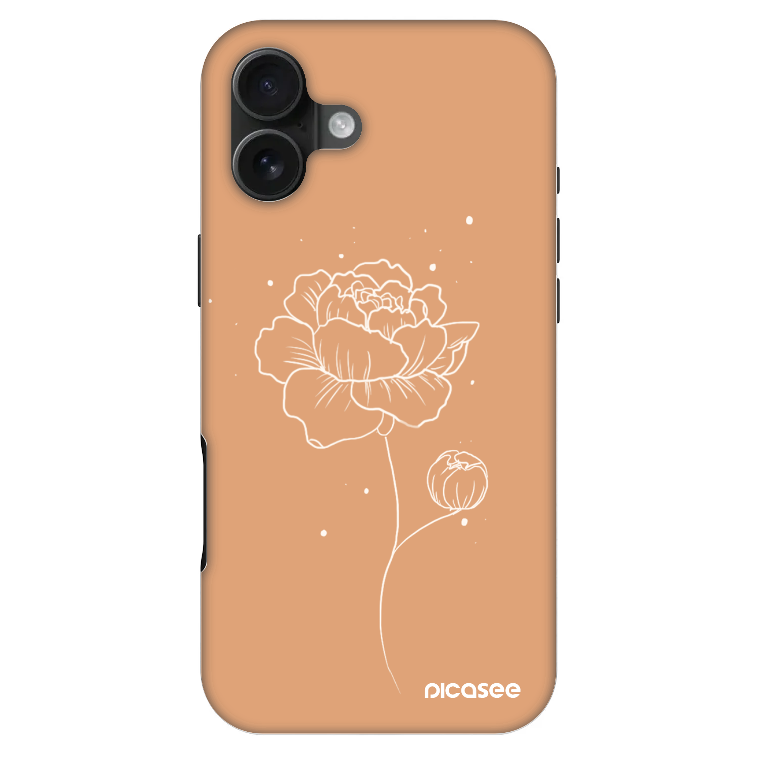 Picasee Fashion Case MagSafe pentru Apple iPhone 16 Plus - Peonies