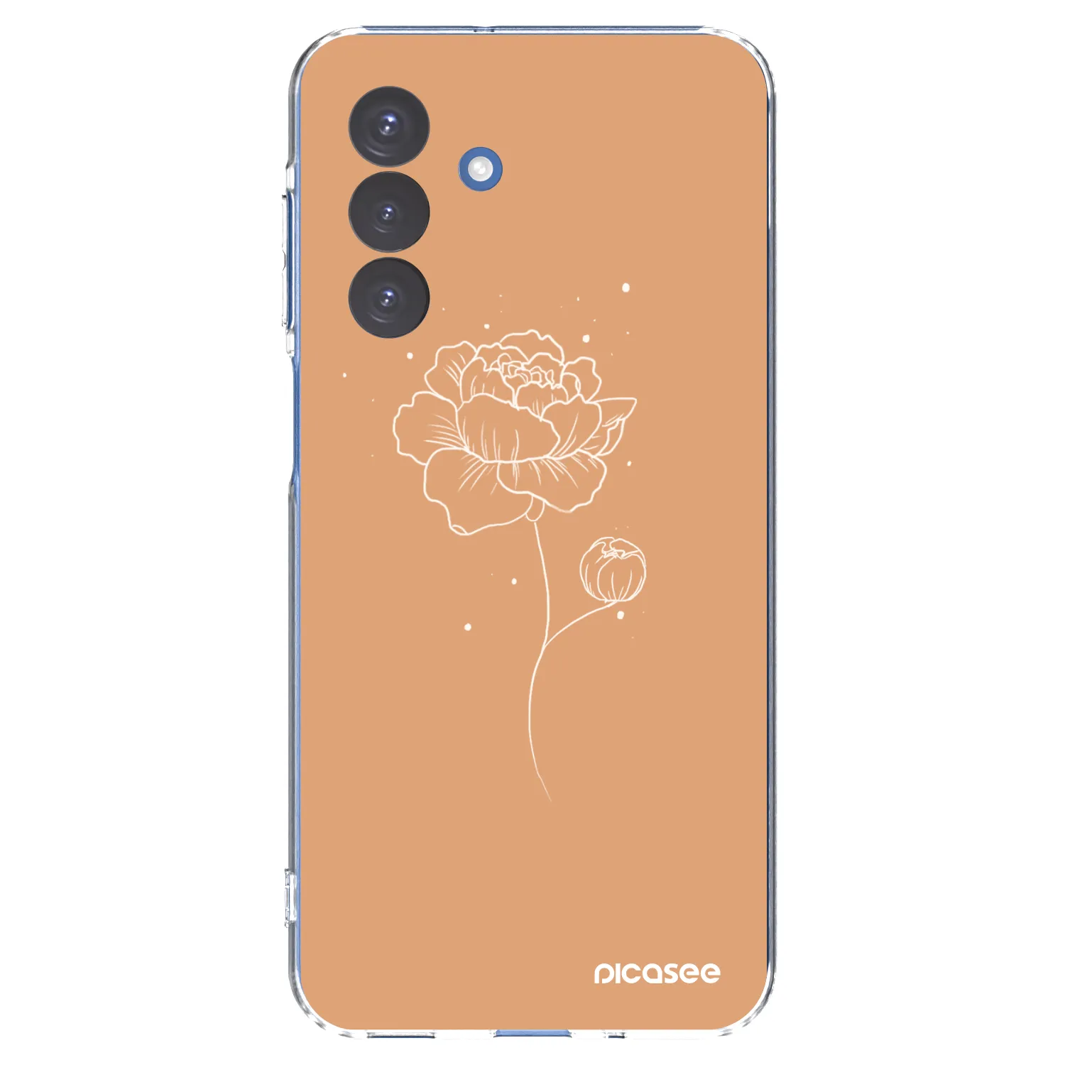 Picasee husă transparentă din silicon pentru Samsung Galaxy A17 5G - Peonies