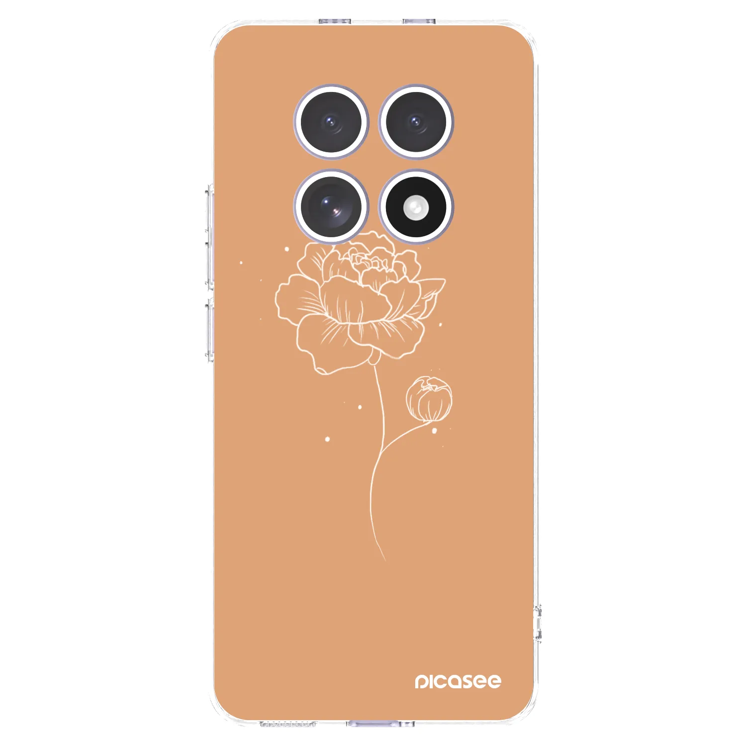 Picasee husă transparentă din silicon pentru Xiaomi Redmi Note 15 - Peonies