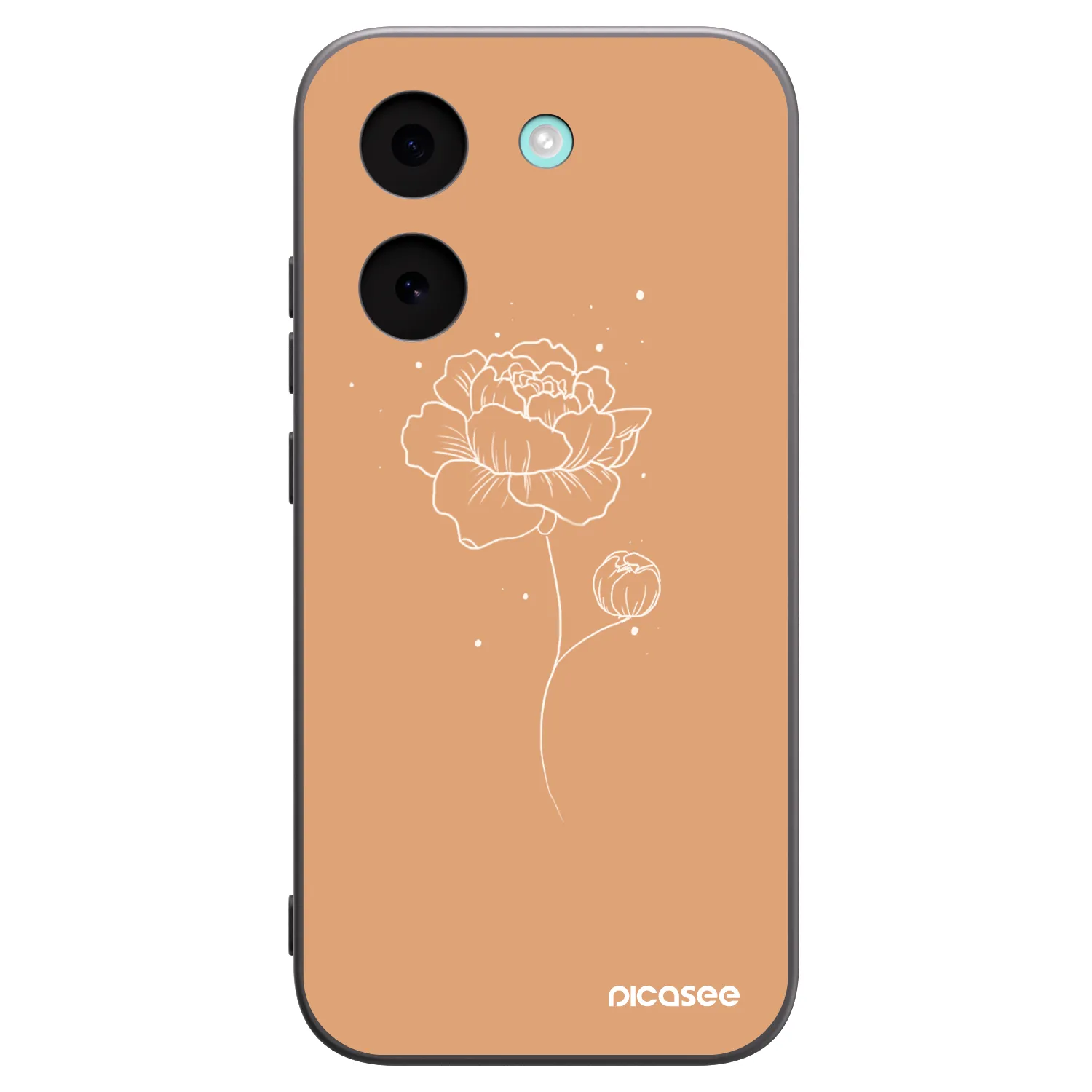 Picasee husă neagră din silicon pentru Xiaomi Poco X8 Pro - Peonies