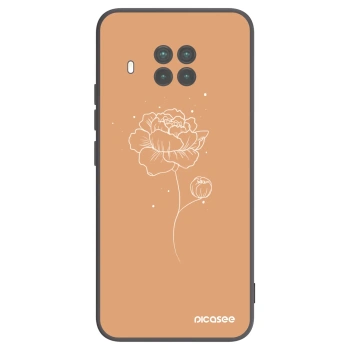 Picasee husă neagră din silicon pentru Xiaomi Mi 10T Lite - Peonies