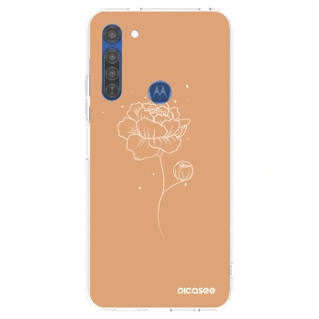 Husă pentru Motorola Moto G8 - Peonies