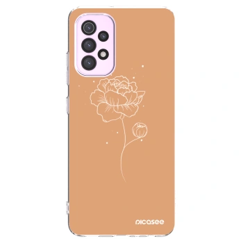 Picasee husă transparentă din silicon pentru Samsung Galaxy A32 5G A326B - Peonies
