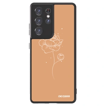 Husă pentru Samsung Galaxy S21 Ultra 5G G998B - Peonies
