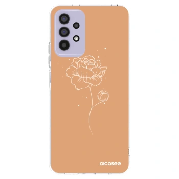 Picasee husă transparentă din silicon pentru Samsung Galaxy A32 4G SM-A325F - Peonies