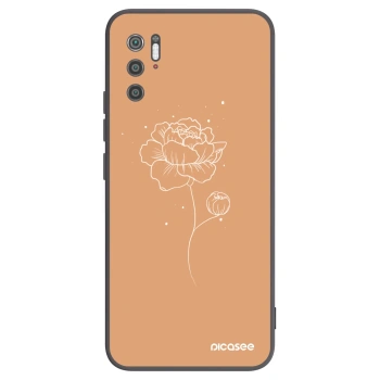Picasee husă neagră din silicon pentru Xiaomi Poco M3 Pro 5G - Peonies