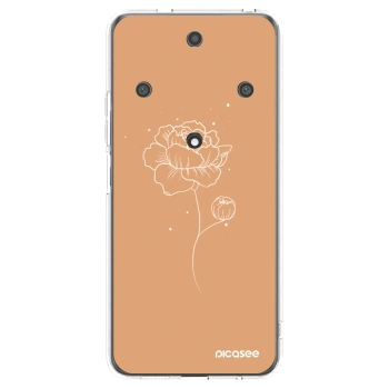 Picasee husă transparentă din silicon pentru Honor Magic5 Lite 5G - Peonies