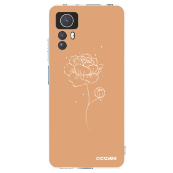 Picasee husă transparentă din silicon pentru Xiaomi Redmi Note 12S - Peonies