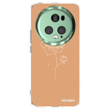 Picasee husă transparentă din silicon pentru Honor Magic5 Pro - Peonies
