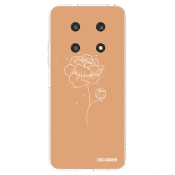 Picasee husă transparentă din silicon pentru Honor Magic4 Lite 5G - Peonies