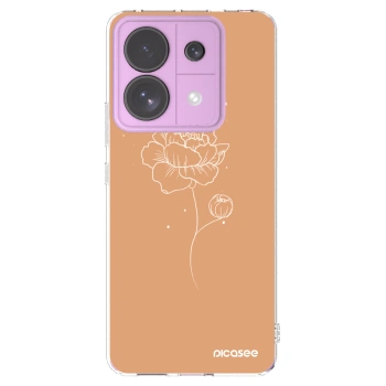 Picasee husă transparentă din silicon pentru Xiaomi Redmi Note 13 Pro 5G - Peonies