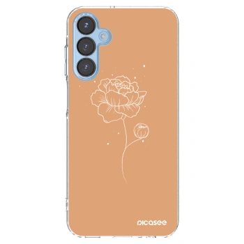 Picasee husă transparentă din silicon pentru Samsung Galaxy A15 A156B 5G - Peonies
