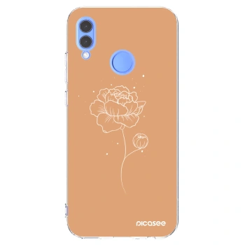 Picasee husă transparentă din silicon pentru Huawei P Smart 2019 - Peonies