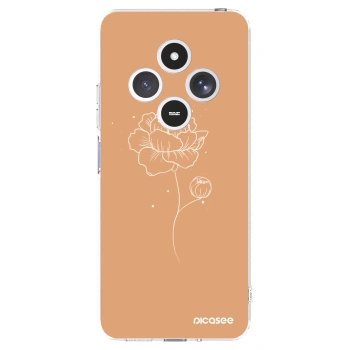 Picasee husă transparentă din silicon pentru Xiaomi Redmi 14C - Peonies