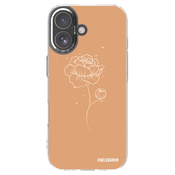Picasee husă transparentă din silicon pentru Apple iPhone 17 - Peonies