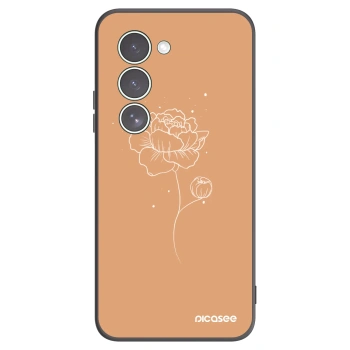 Picasee husă neagră din silicon pentru Xiaomi Redmi 15 5G - Peonies