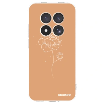 Picasee husă transparentă din silicon pentru Xiaomi Redmi Note 15 Pro 4G - Peonies