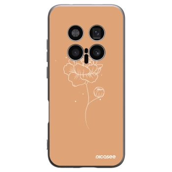 Picasee husă neagră din silicon pentru Honor Magic8 Pro 5G - Peonies