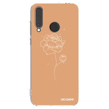 Picasee husă transparentă din silicon pentru Honor 20 Lite - Peonies