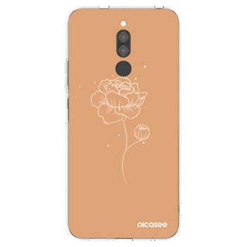 Picasee husă transparentă din silicon pentru Xiaomi Redmi 8 - Peonies