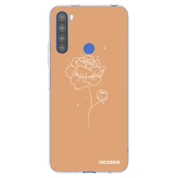 Picasee husă transparentă din silicon pentru Xiaomi Redmi Note 8T - Peonies