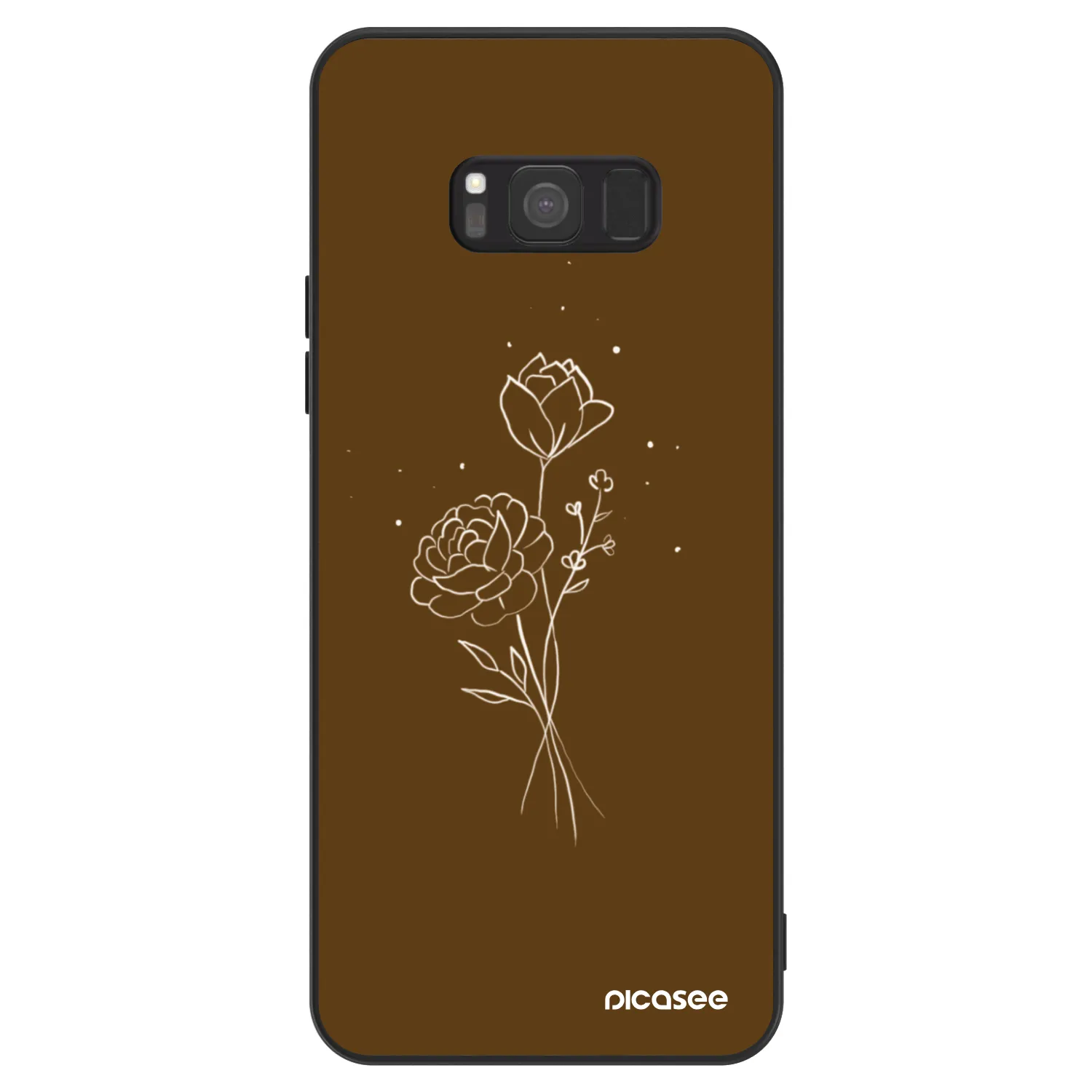 Picasee ULTIMATE CASE pentru Samsung Galaxy S8 G950F - Brown flowers