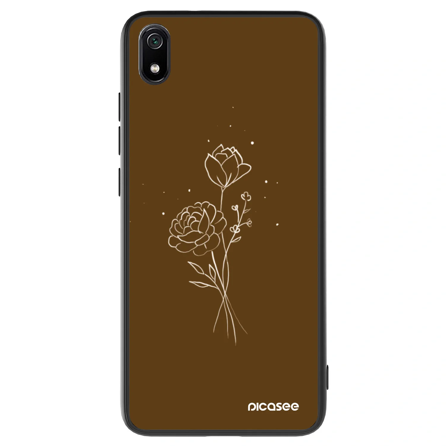 Picasee ULTIMATE CASE pentru Xiaomi Redmi 7A - Brown flowers