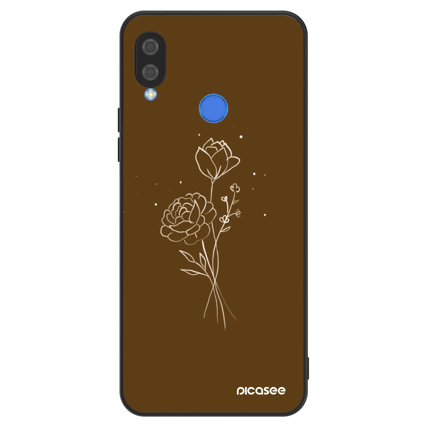Picasee ULTIMATE CASE pentru Huawei Nova 3 - Brown flowers