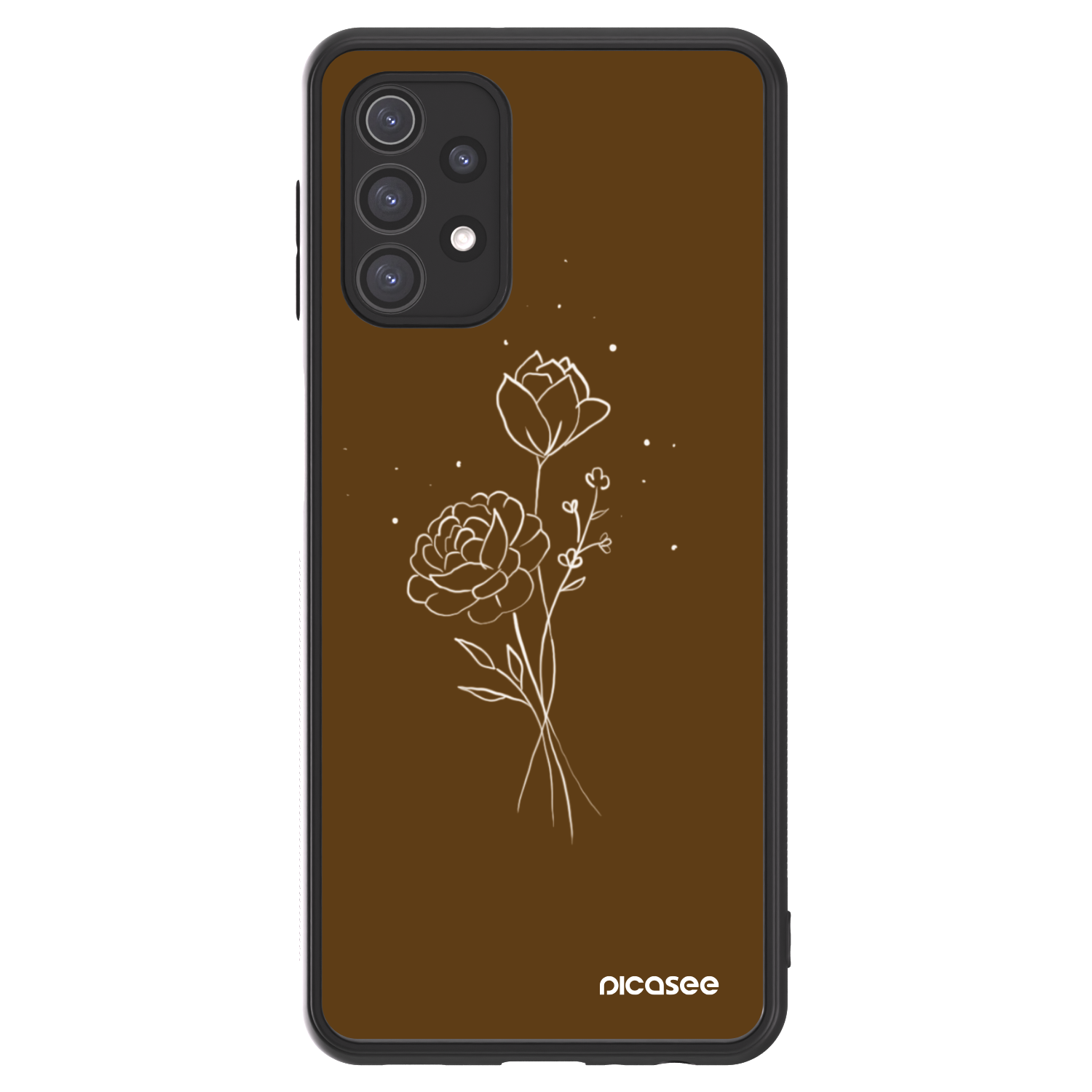 Picasee ULTIMATE CASE pentru Samsung Galaxy A32 5G A326B - Brown flowers