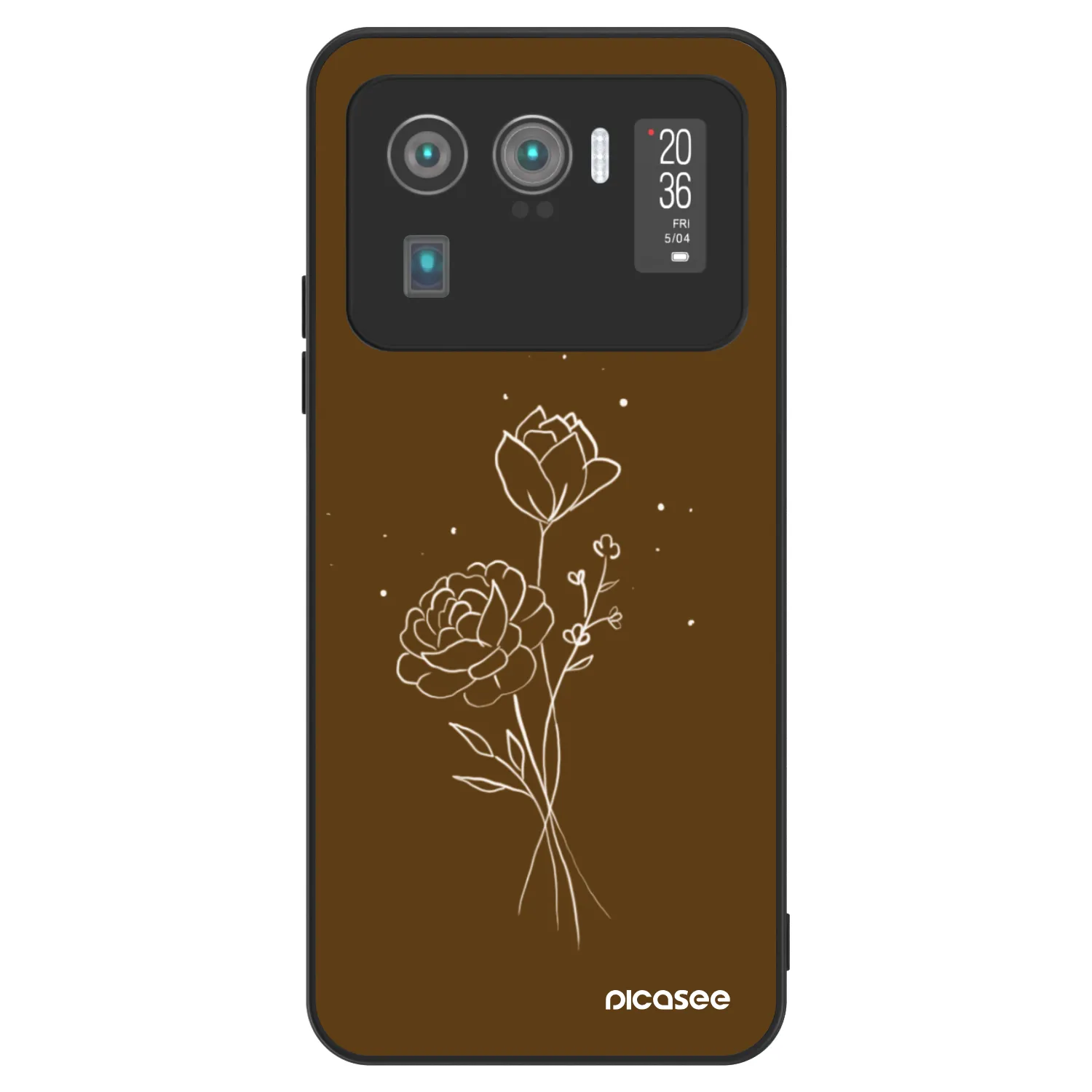 Picasee ULTIMATE CASE pentru Xiaomi Mi 11 Ultra - Brown flowers