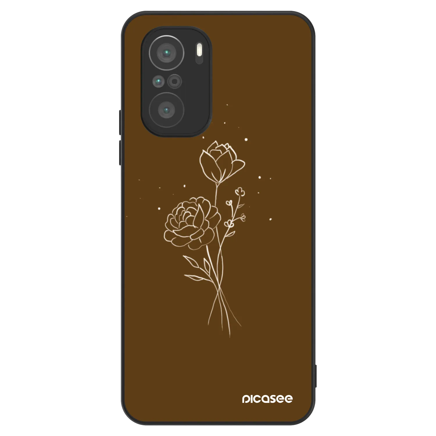 Picasee ULTIMATE CASE pentru Xiaomi Poco F3 - Brown flowers